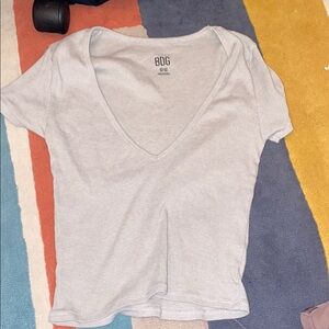 BDG Light Gray Short Sleeve Tee